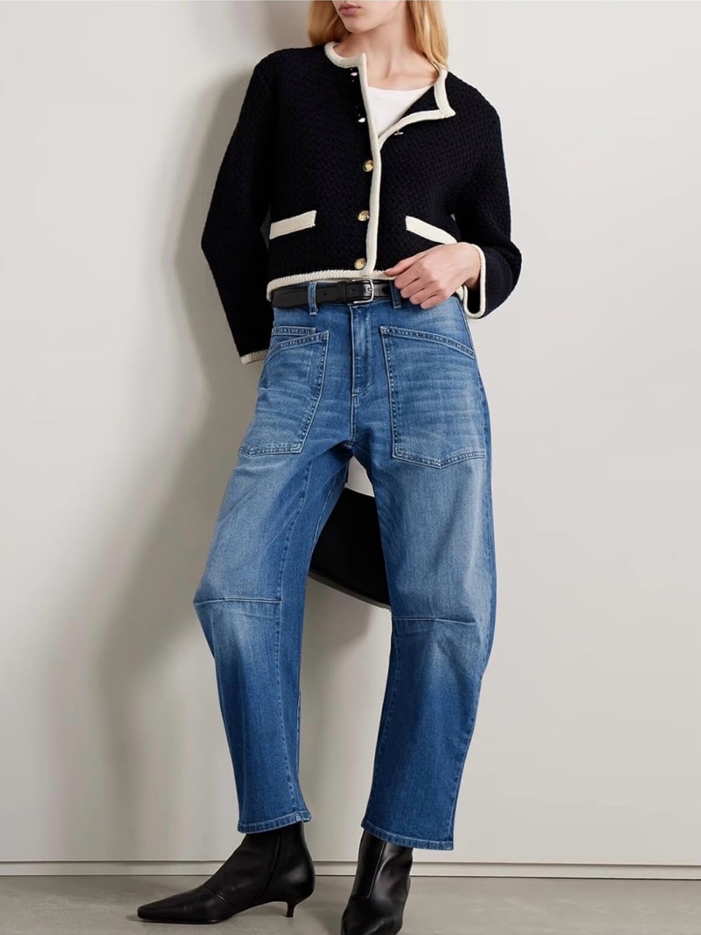 Amazon “Evaless” brand women’s  size 8 Barrel jeans.
